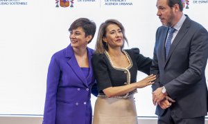 Isabel Rodríguez, Raquel Sánchez y Óscar Puente / Foto: Pablo Moreno