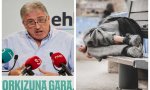 Muere un sin techo poco después de que el alcalde, el bilduetarra Asirón, asegurara que “solucionará” el problema de la gente sin hogar