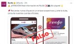 Renfe denuncia las usurpaciones de identidad