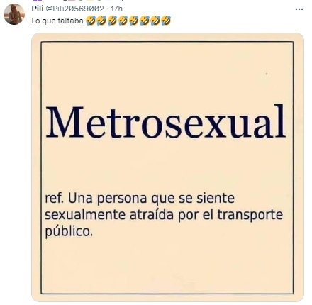 METROSEXUAL