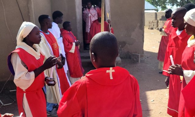 Cristianos perseguidos en Nigeria (Foto cedida por ACN)
