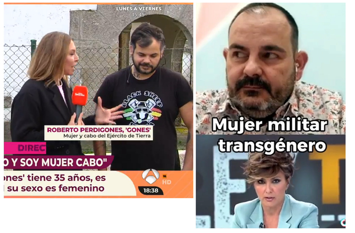 El cambio de las cabos trans Roberto y Juanjo: cuando tuv...