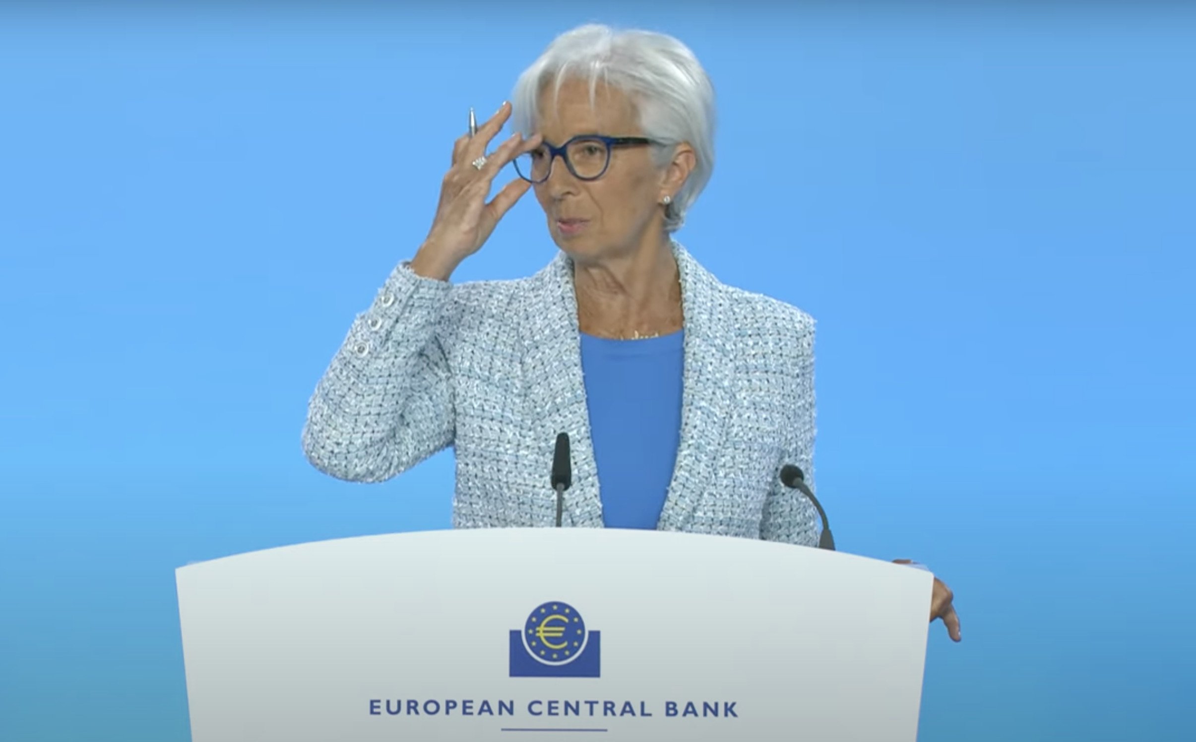 Christine Lagarde, presidenta del BCE