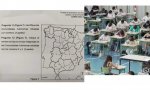 Alumnos cada vez más vagos e ignorantes... gracias a exámenes como el de Geografía en la EBAU de Asturias: un 20% de la nota por situar en el mapa cuatro CCAA y ocho provincias...