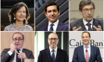 Tres bancos, seis directivos: tres presidentes y tres ceos