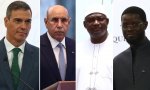 El 'bluf' de Sánchez junto a sus homólogos de Mauritania, Gambia y Senegal (Mohammed Cheikh El Ghazouani, Adama Barrow y Bassirou Diomaye Faye)