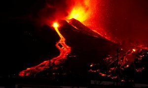 Erupción del volcán de Tajogaite (antes Cumbre Vieja) en la isla de La Palma en 2021