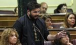 Rufián (ERC) a Rajoy: "Saque sus sucias manos de Cataluña"