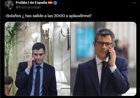 bolaños aplaude