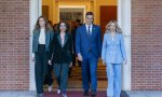 Sara Aagesen, María Jesús Montero, Pedro Sánchez y Yolanda Díaz / Foto: Pablo Moreno