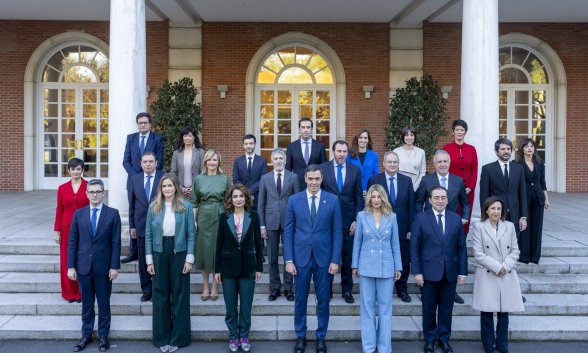 La nueva foto del Gobierno Sánchez, tras la incorporación de Sara Aagesen / Foto: Pablo Moreno