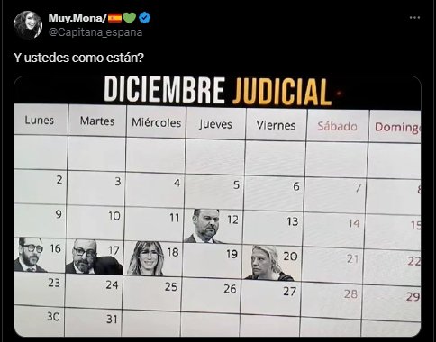 Diciembre judicial