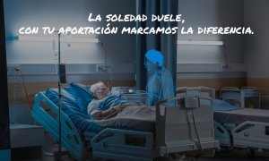 campaña ‘La soledad duele, con tu donación marcamos la diferencia’