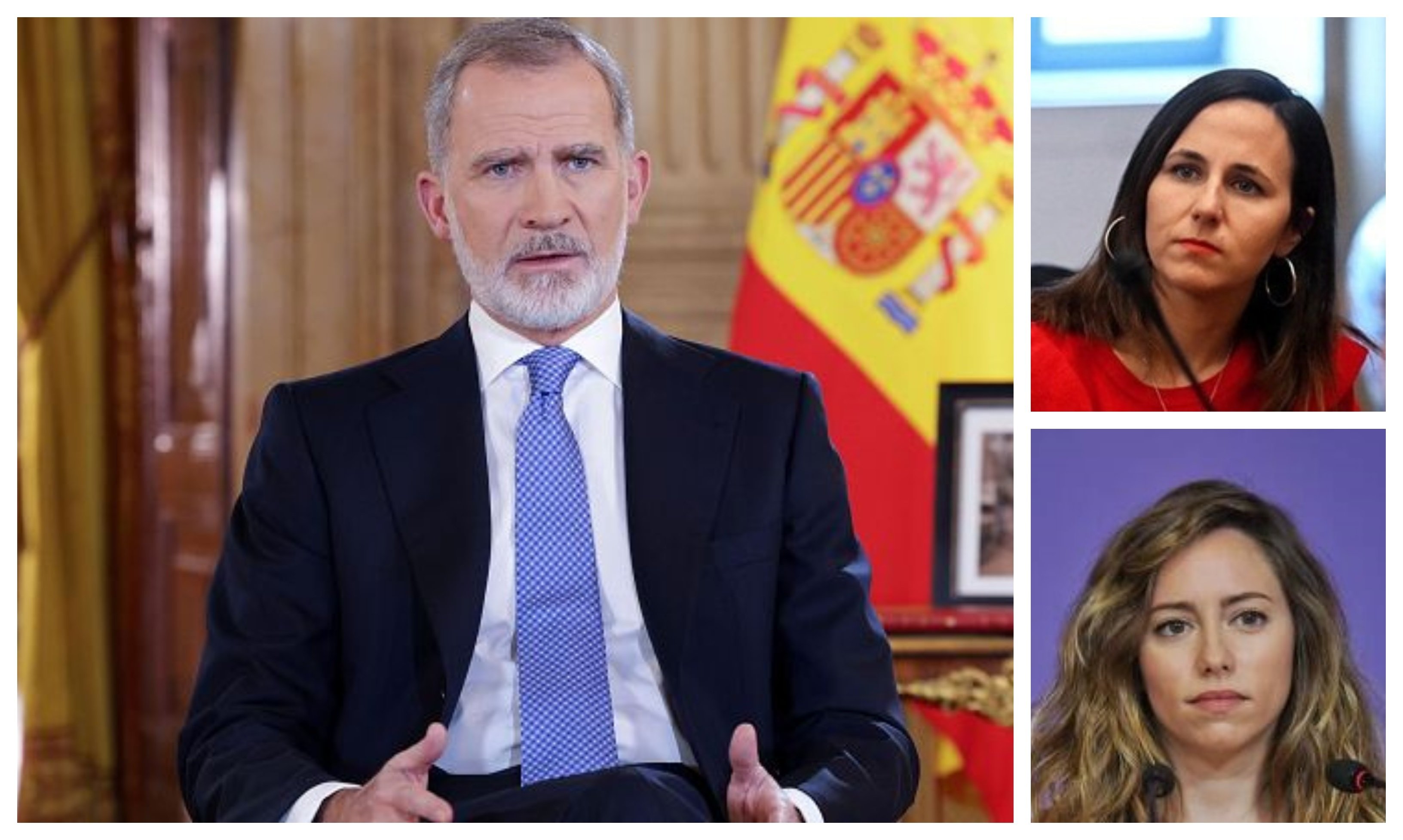 Las podemitas Ione Belarra y María Teresa Pérez, contra Felipe VI