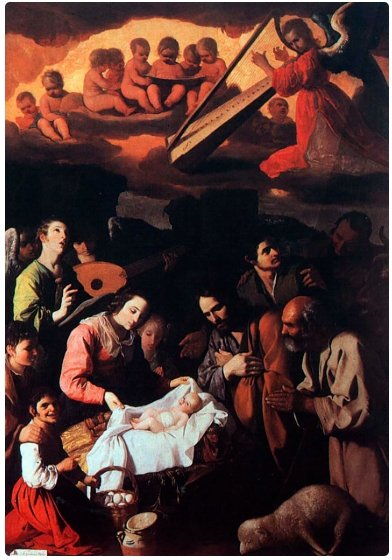 «Adoración de los pastores» de Francisco de Zurbarán