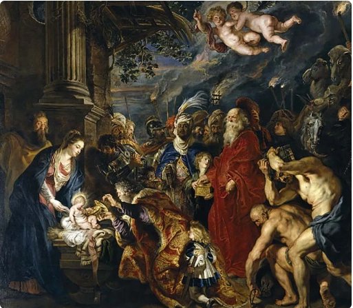 «La Adoración de los Reyes Magos» de Rubens