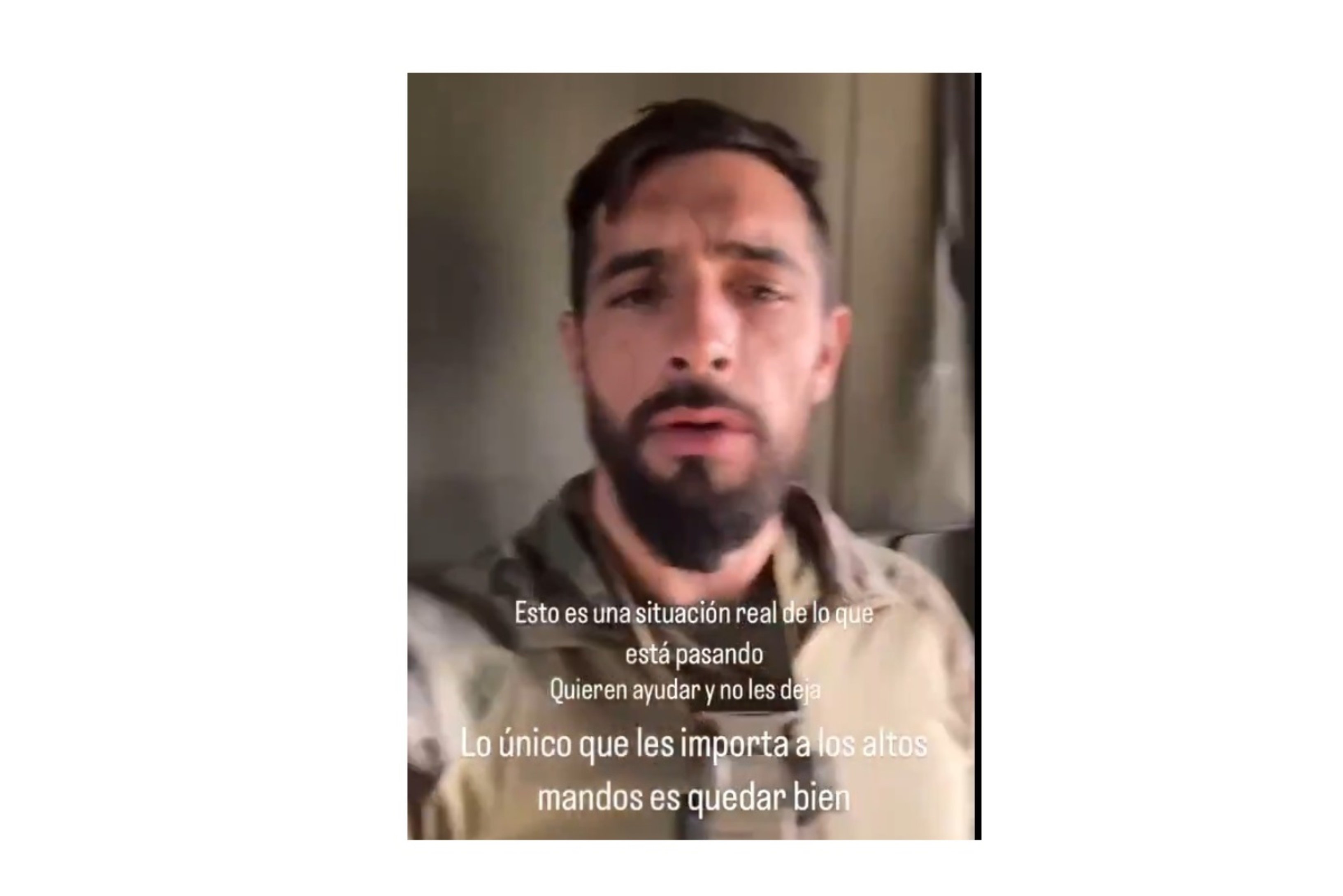 Robles suspende de empleo y sueldo al militar que denunció la inacción del Gobierno frente a la gestión de la DANA: "Nos utilizan como herramienta política"