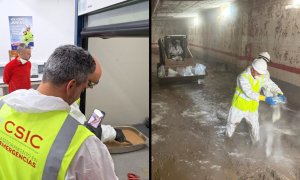 El equipo CSIC realiza ensayos del polímero espesante en el laboratorio de CEMEX y en el terreno