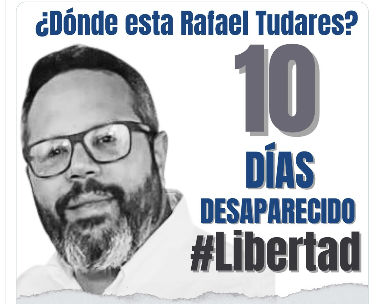 Rafael Tudares Bracho sigue secuestrado por la atroz dictadura chavista