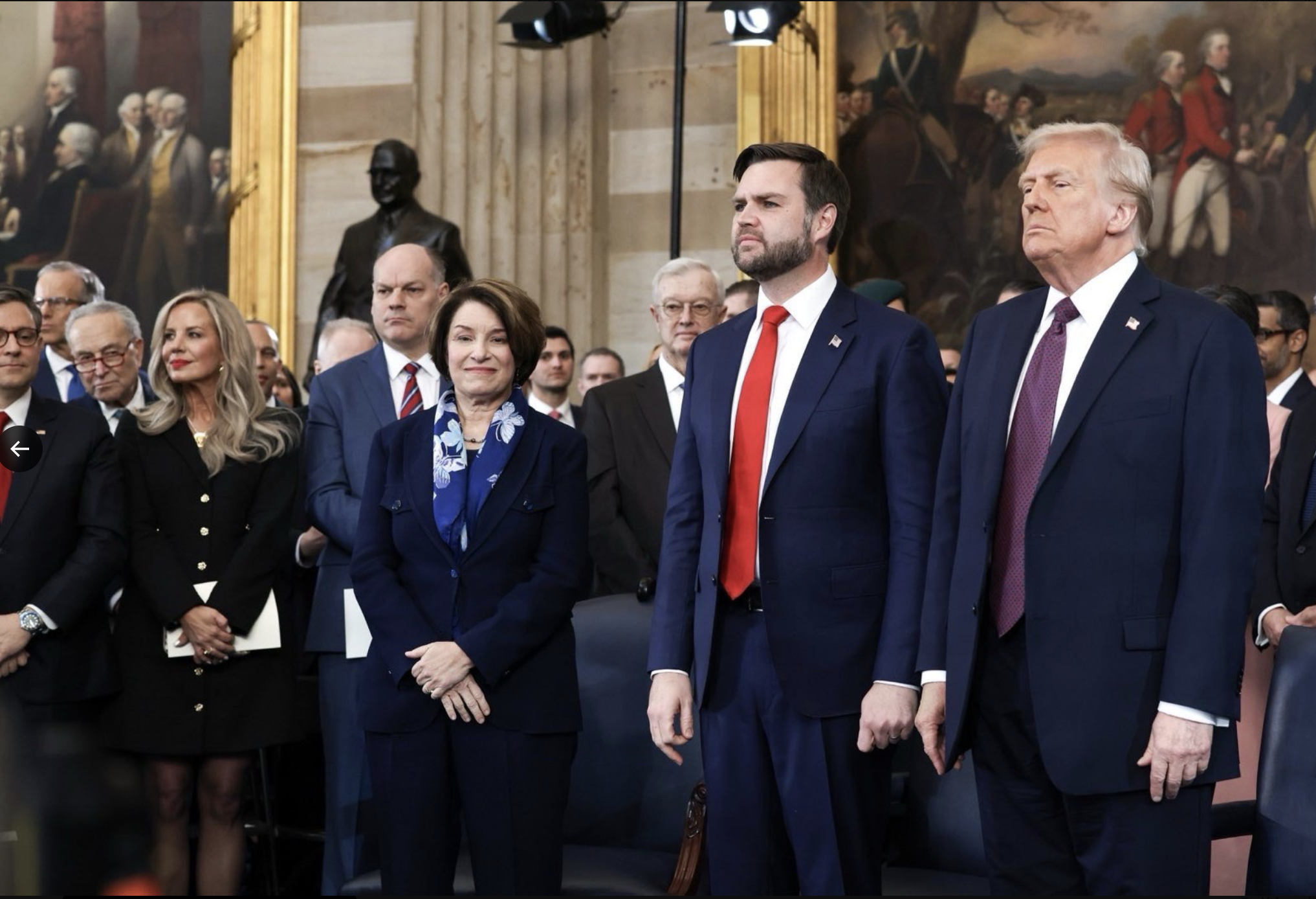 El vicepresidente de EEUU, JD Vance, católico, junto a Donald Trump