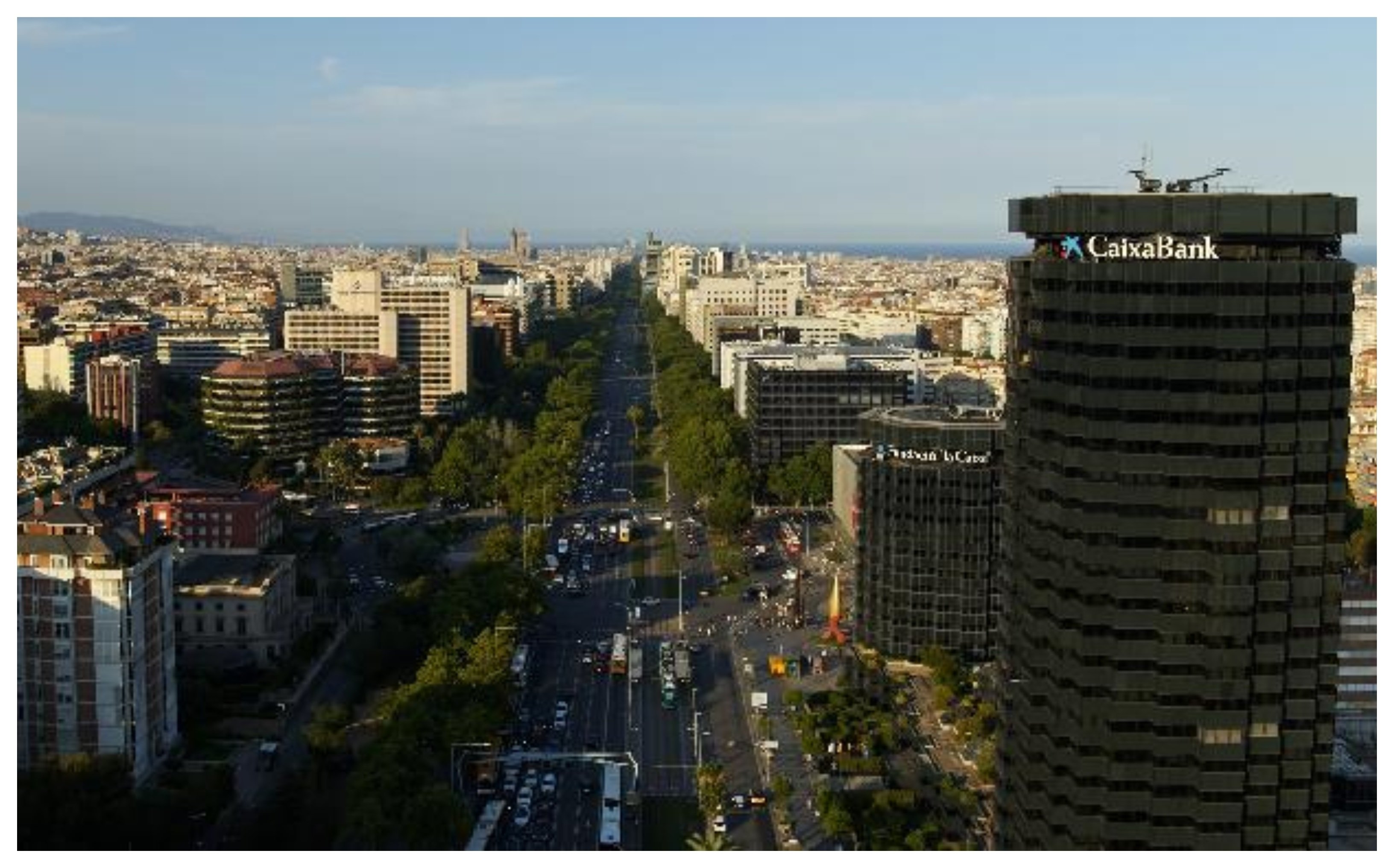 Torre Caixabank, en la Diagonal de Barcelona