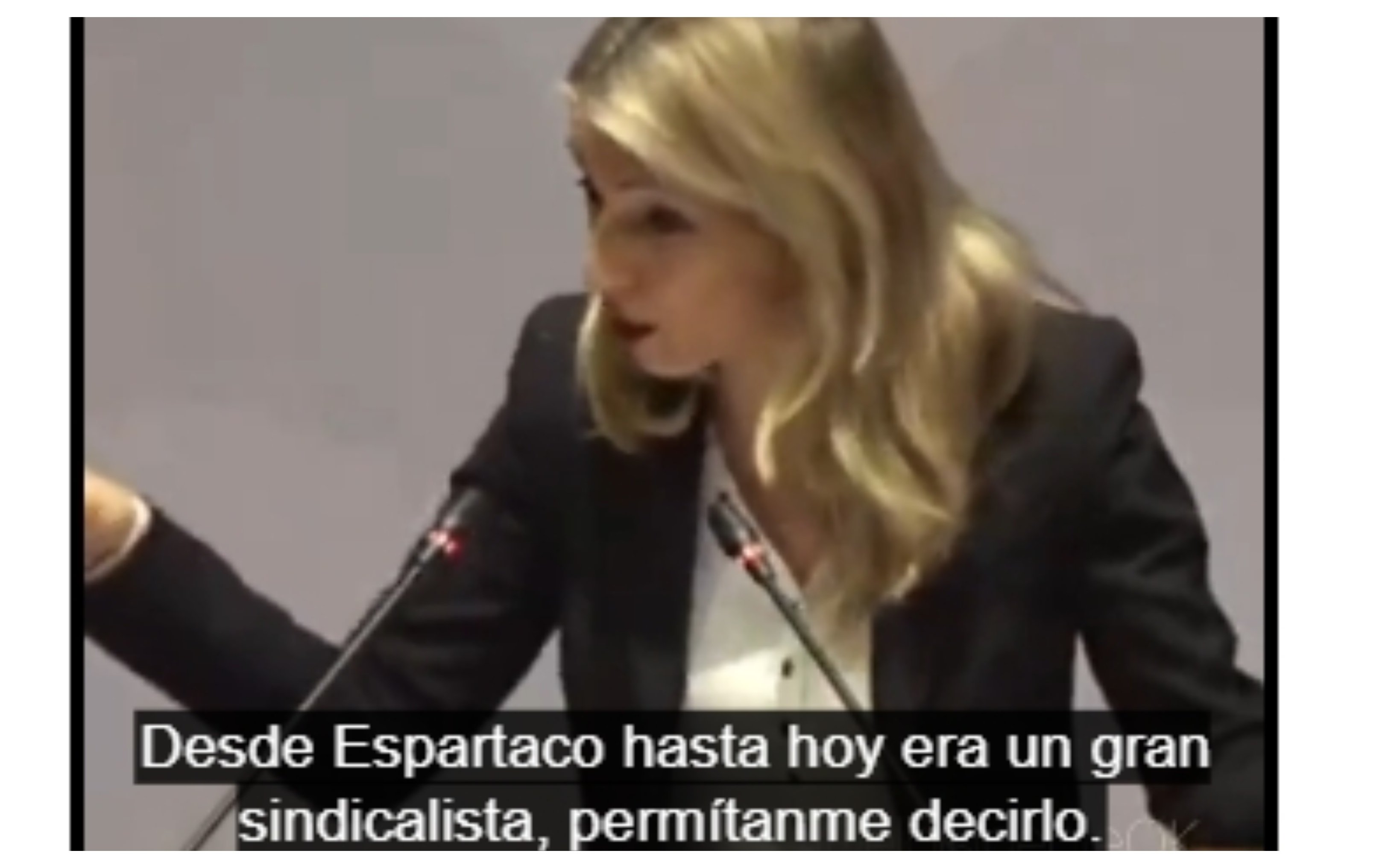 Yolandísima se supera: "Espartaco era un gran sindicalista"