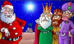 Papá Noel pisa los talones a los Reyes Magos, que afortunadamente, aún siguen ganando el partido