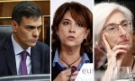 Sánchez, Delgado y Segarra: la consigna es no herir a los independentistas.