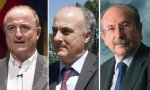 Manuel García Castellón (centro) admite a Miguel Sebastián (izquierda) y a Luis del Rivero como acusación particular