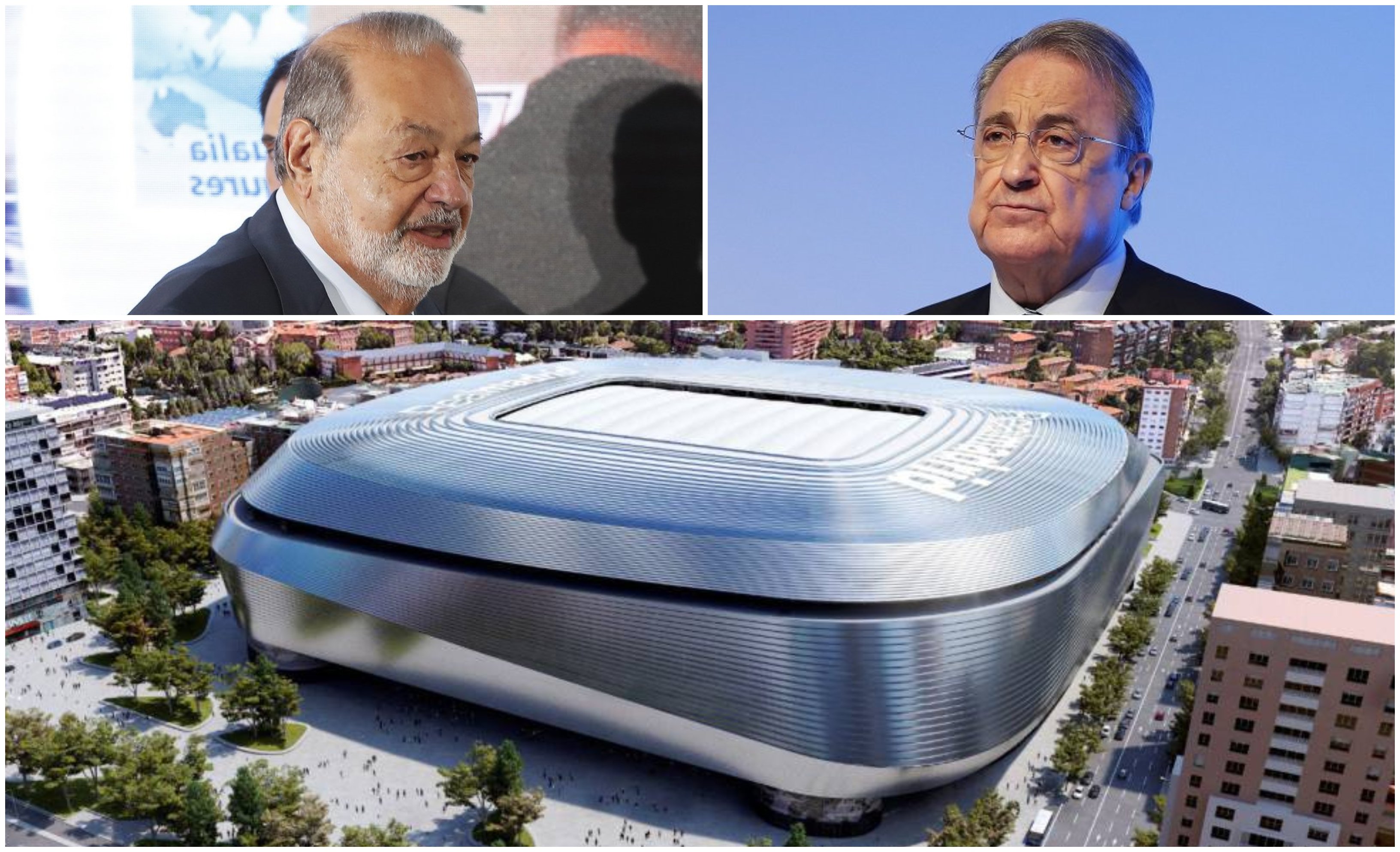 Slim, detrás de la fastuosa remodelación del Santiago Bernabéu