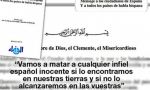 Por primera vez, el Estado Islámico amenazó, además de a España, "a todos los países de habla hispana"