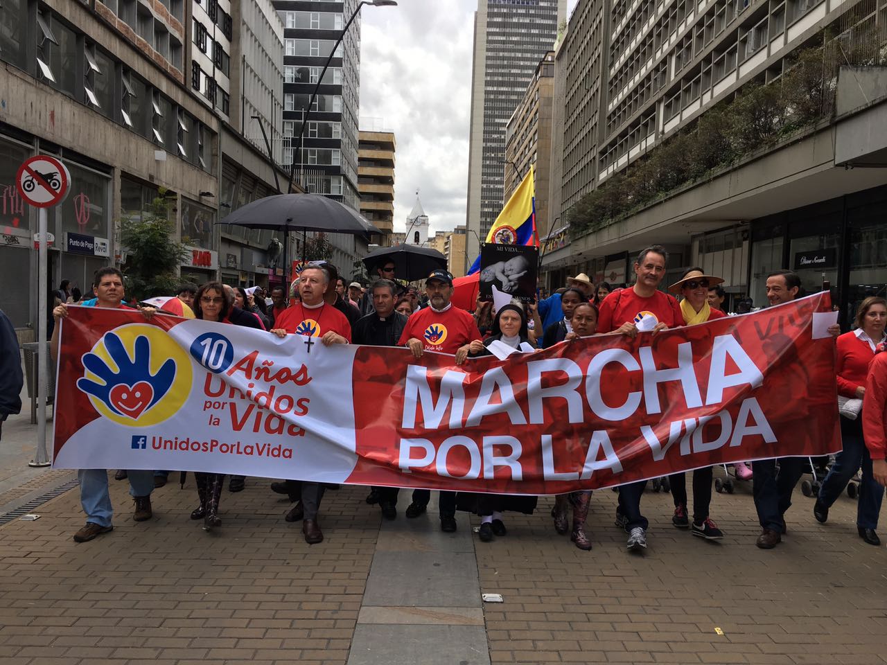 Marcha por la vida en Colombia