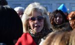 Jane Fonda en una manifestación contra el cambio climático