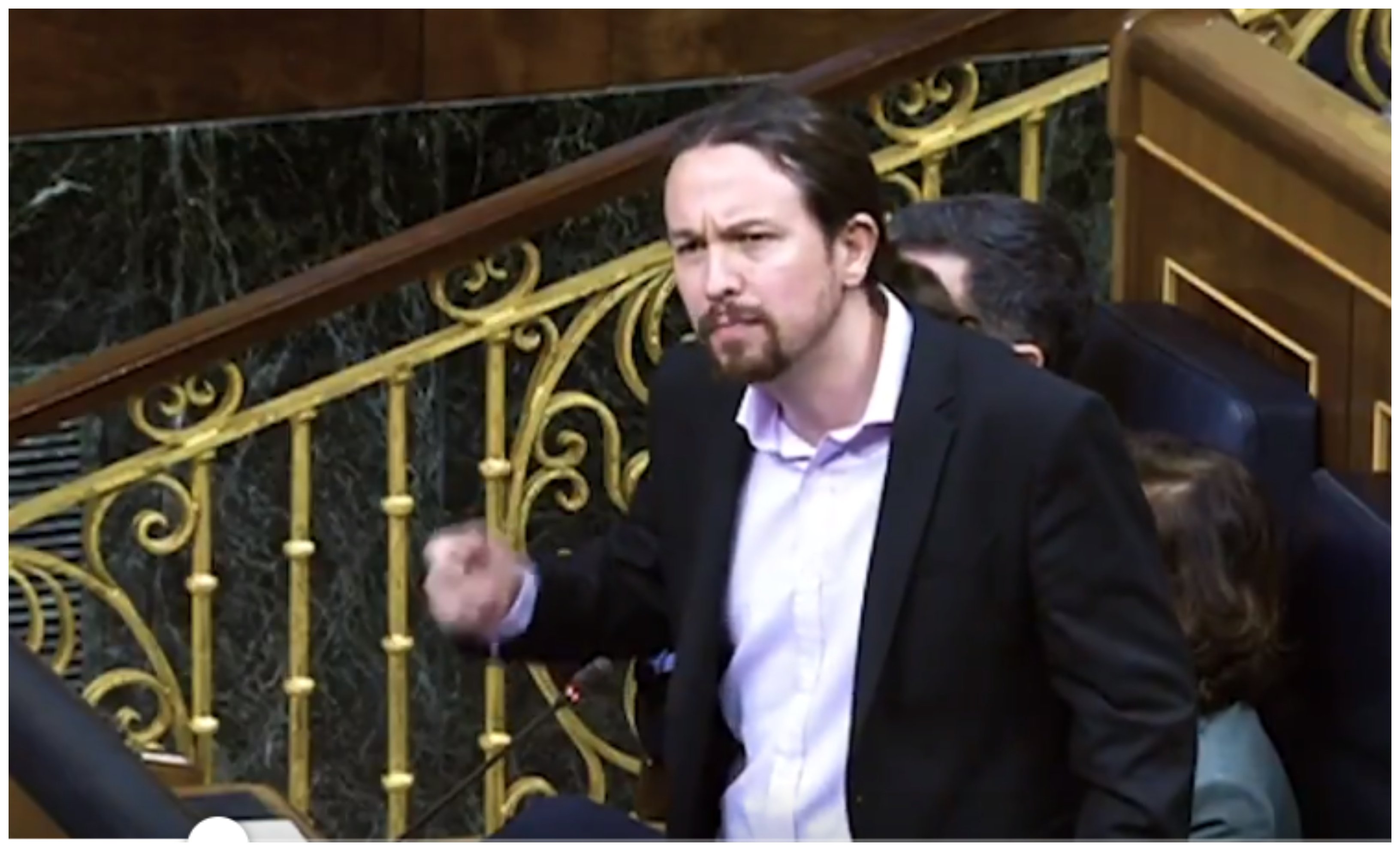 Exclusiva en el Senado: Pablo Iglesias "“En nuestro caso -el suyo y el de su pareja-, no tenemos ningún problema económico”