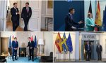 Sánchez con Macron, Merkel, Rutte y Löfven