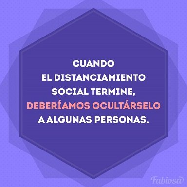 distanciamiento social