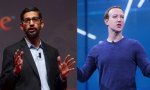 Sundar Pichai, CEO de Google, y Marck Zuckerberg (Facebook) podrían haberse repartido la publicidad en la red