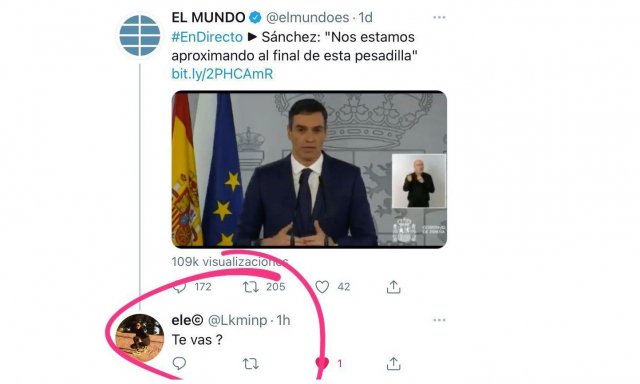 Sánchez se va