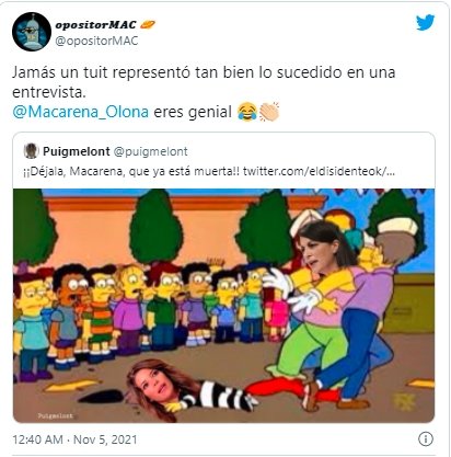 Macarena y periodista