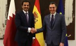 El emir de Catar fue recibido con pleitesía tanto por Pedro Sánchez como por el rey Felipe VI, en la visita que hizo a España en mayo de 2022