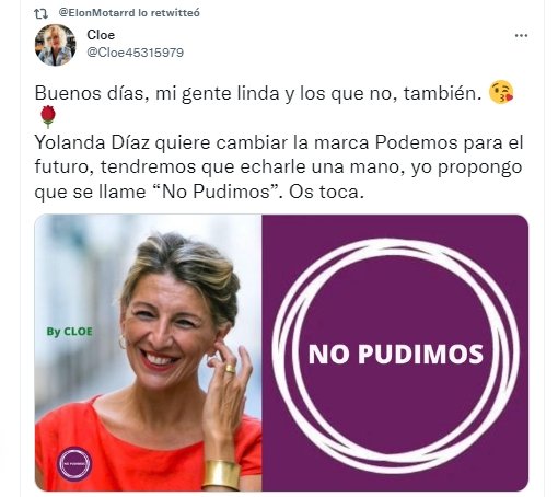 no pudimos