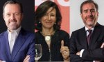 De izquierda a derecha: Matías Sánchez, Ana Botín y Héctor Grisi