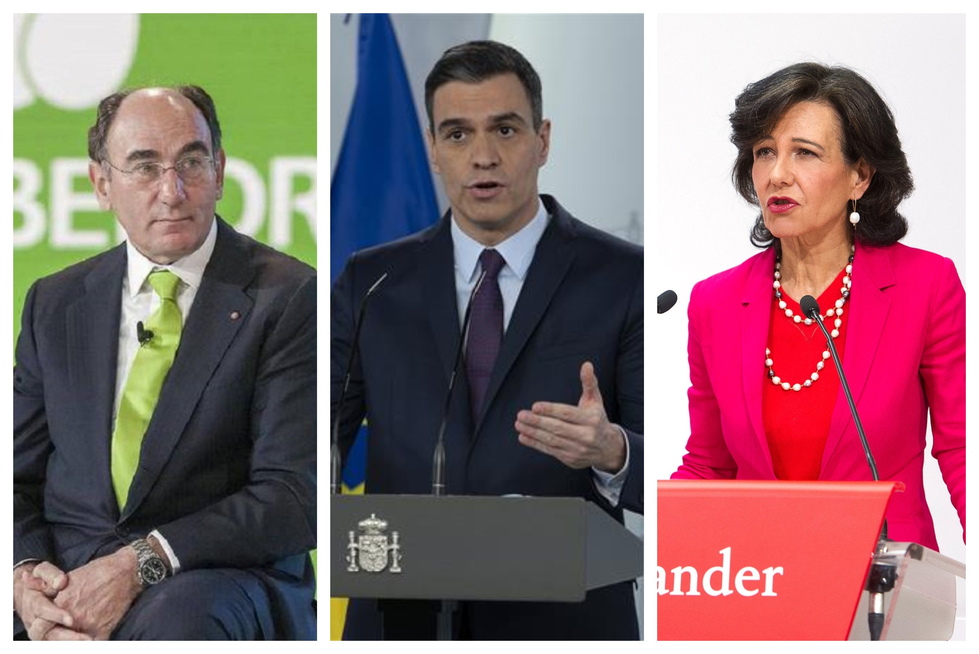 Ignacio Sánchez Galán y Ana Botín utilizan la llegada de Trump para defenderse de Pedro Sánchez