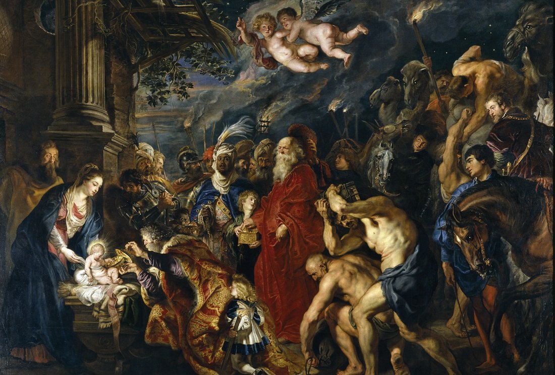 La adoración de los Reyes Magos, de Pedro Pablo Rubens