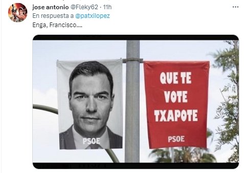 QUE TE VOTE TXAPOTE