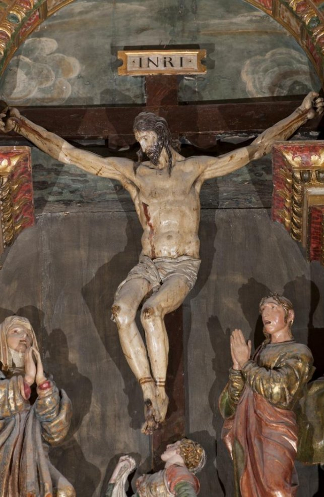 Cristo en el Calvario (Alonso Berruguete y Vasco de la Zarza)