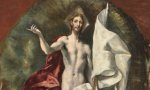 Parte de la Resurrección de Cristo, pintada por El Greco