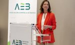 Alejandra Kindelán, presidenta de la AEB, durante la rueda de prensa