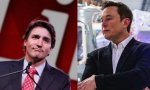 Justin Trudeau y Elon Musk