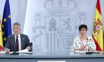 A Isabel Rodríguez le acompaña el que probablemente sea, con la sanísima excepción de doña Irene Montero, el ministro más quemado de todo el Gabinete, el titular de Interior, Fernando Grande-Marlaska